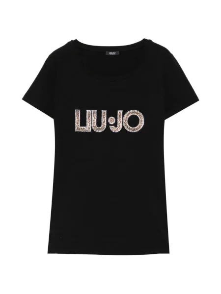 Tricou Liu Jo cu imagine cu model leopard negru