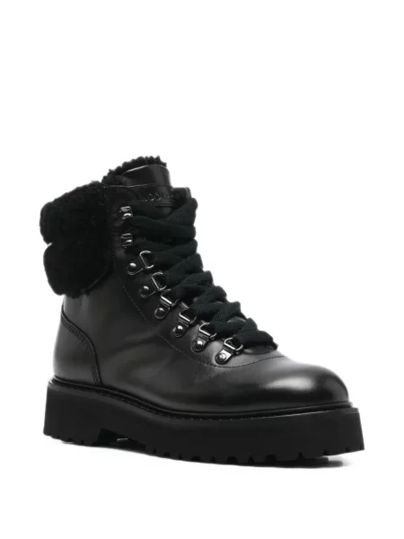 Μποτάκια Woolrich με κορδόνια με δαντέλα μαύρο