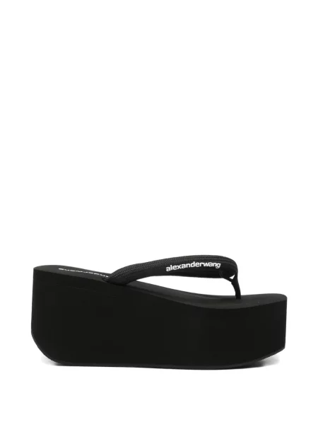 Sandale Alexander Wang cu platformă cu imagine negru