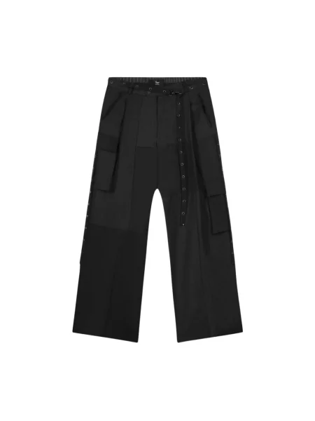 Spodnie 1/off wełniane czarne