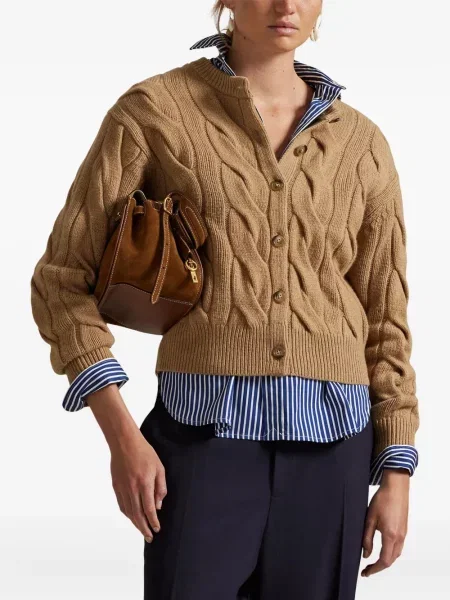 Căciulă Polo Ralph Lauren cu broderie tricotate de costum albastru