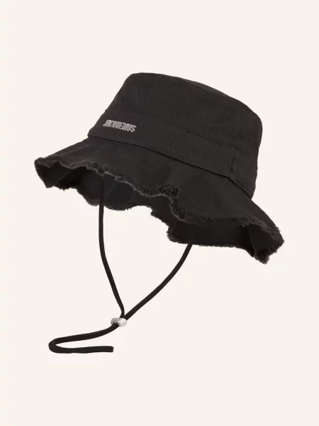 Jacquemus Czapka Rybacka Le Bob Artichaut schwarz czarna