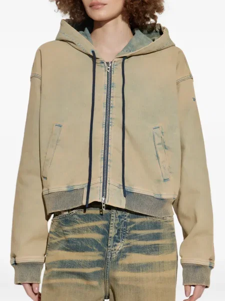 Hanorac cu glugă Diesel verde