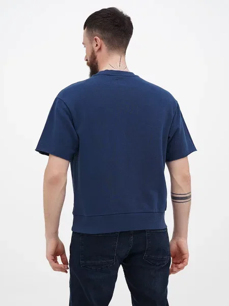 Світшот Mustang Jeans Ben Crewneck SSleeve синій