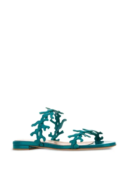 Sandale Gianvito Rossi din piele verde