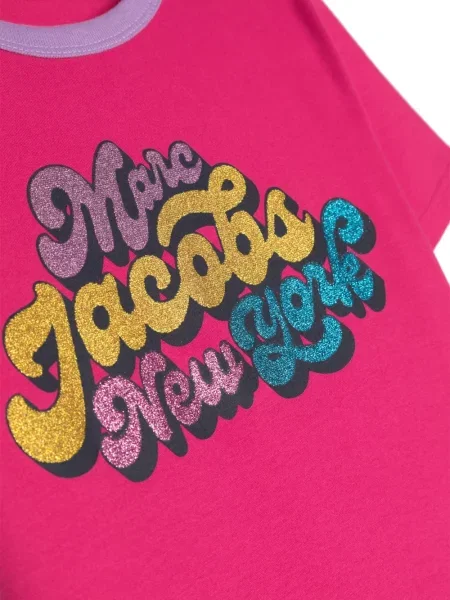 Dětské tričko Marc Jacobs růžové