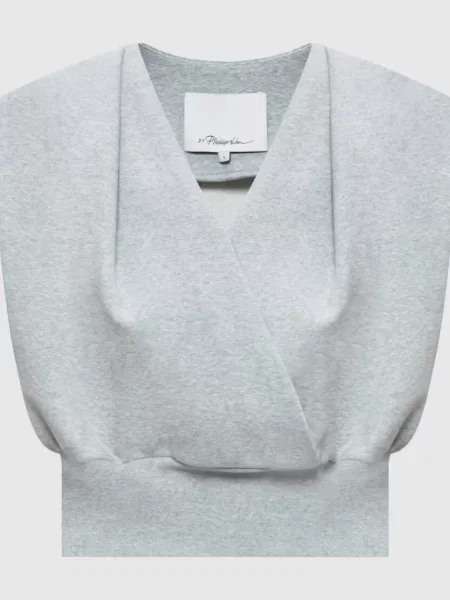 Меланжевий топ 3.1 Phillip Lim сірий