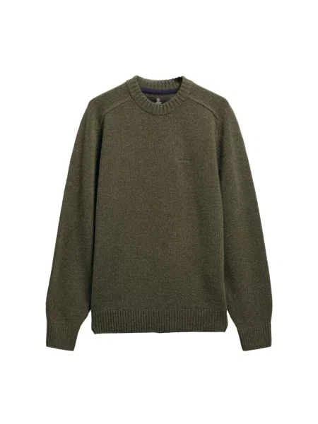 Sweter Barbour wełniany zielony