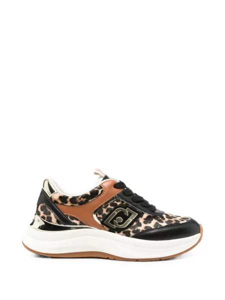 Sneakerși Liu Jo cu imagine cu model leopard maro