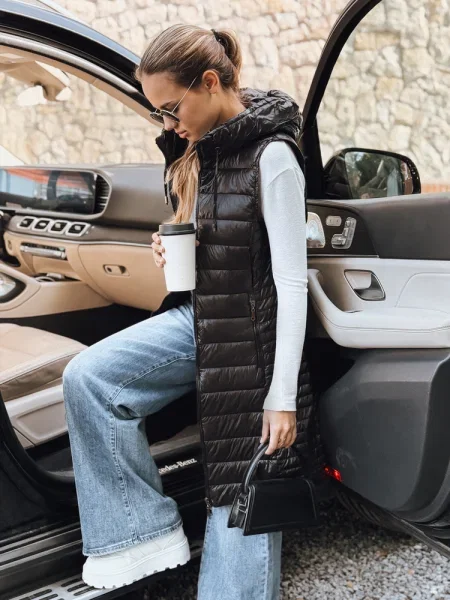 Елек Dstreet с качулка черно