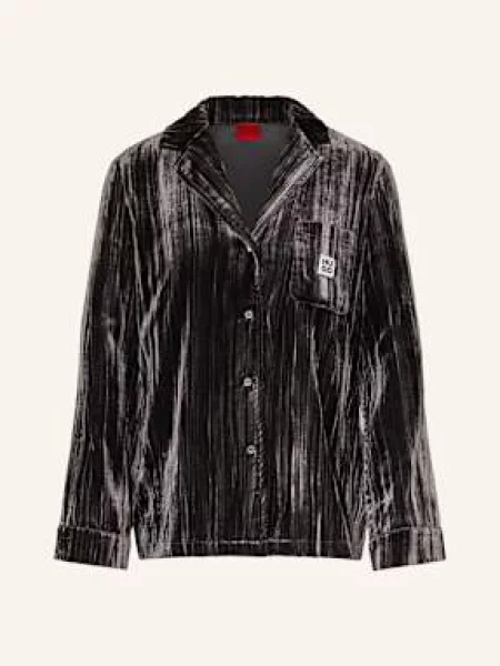 Hugo Koszulka Od Piżamy Velvet Z Materiału Nicki grau