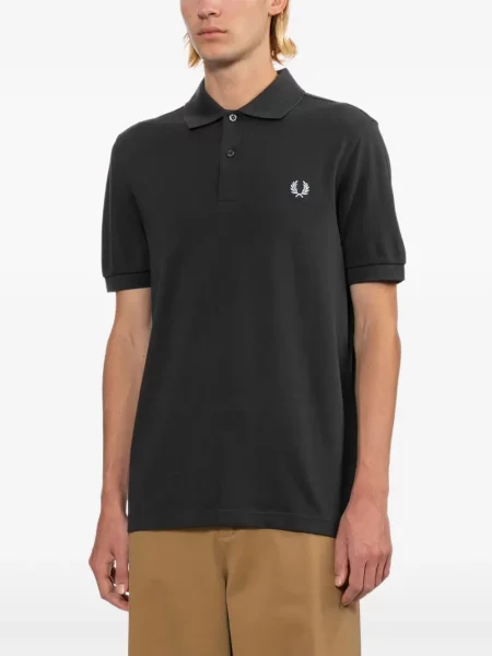 Polo Fred Perry με κέντημα γκρι