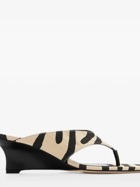 Sandale Stuart Weitzman cu pană cu imagine cu model zebră