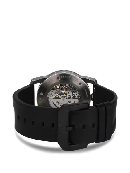 Ceas Fob Paris din piele negru