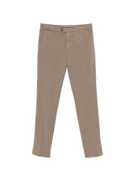 Pantaloni Canali plisate maro