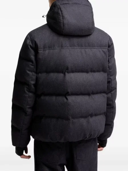 Bunda Moncler Grenoble s kapucí černá