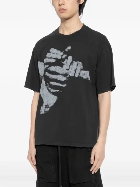 Tricou Warman cu imagine gri