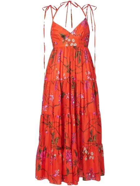 Rochie Erdem cu model floral cu imagine de costum