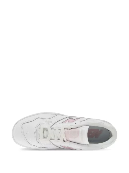 Кожаный плисиран суичър с качулка New Balance черно