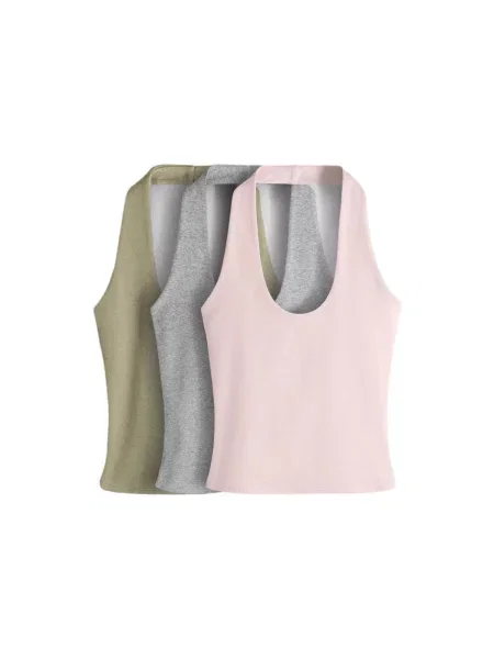 The Set Top / oliv / roz gri