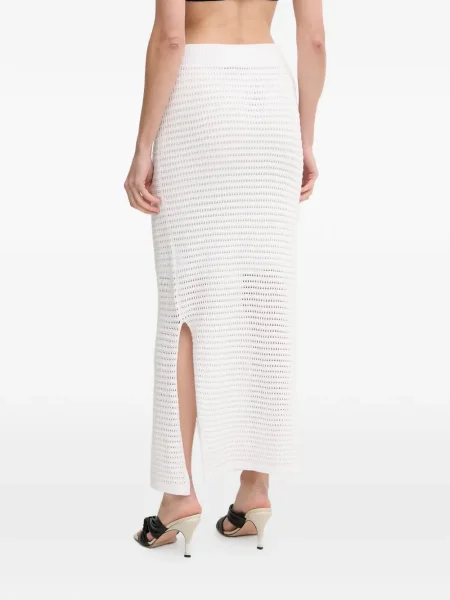 Fustă Marc Aurel ajurata alb