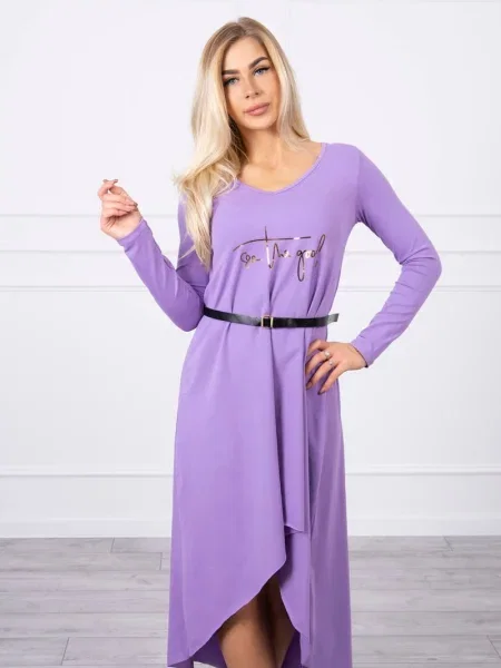Rochie Kesi cu inscripții de costum violet