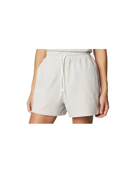 Converse Heathered Drawstring Shorts Kobiety Szorty Converse Size: XS biały