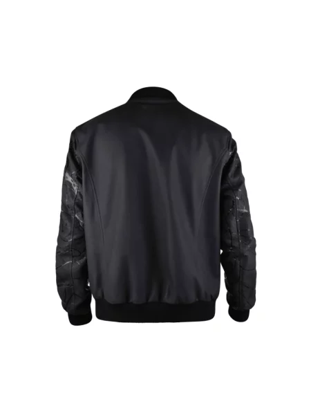 Kurtka skórzana Philipp Plein czarna