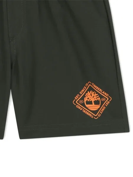 Kąpielówki dziecięce Timberland zielone