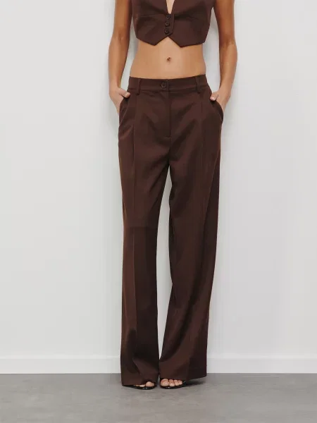 RÆRE by Lorena Rae Hlače rjava