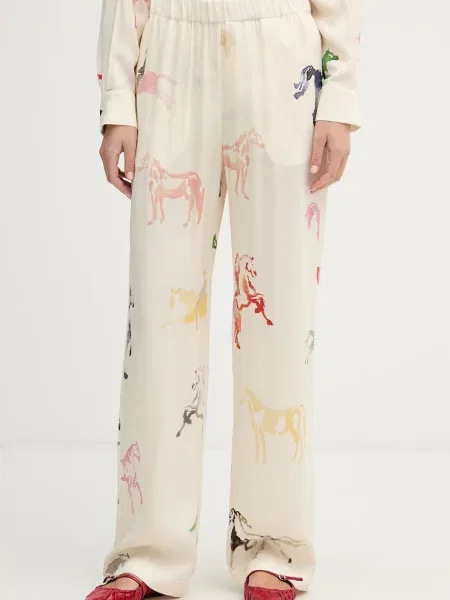 Stine Goya spodnie z beżowe