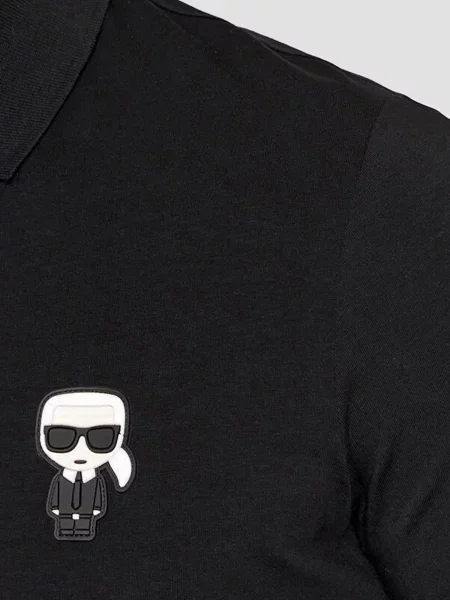 Поло Karl Lagerfeld черное