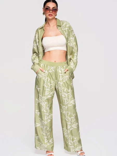Pantaloni Edoti alb