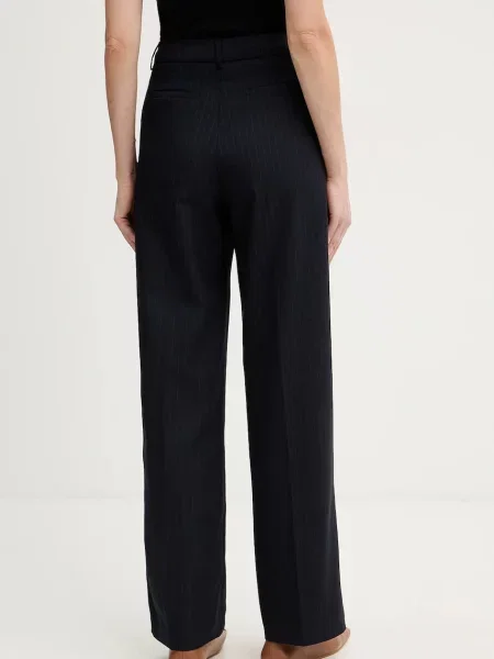 Kalhoty Morgan tmavomodrá high waist PLOUI.F