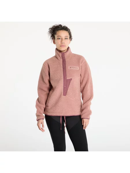 Sweatshirt adidas Terrex Xploric High Pile Fleece Pullover Warm Clay S