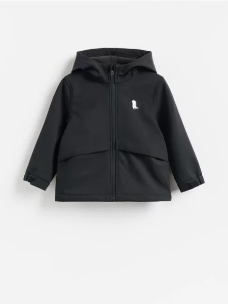 Reserved Водонепроникна куртка softshell чорний