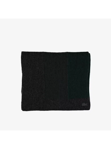 Шарф Lacoste.com зеленый