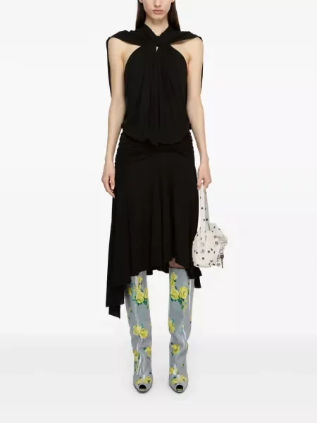 Rochie midi Acne Studios negru