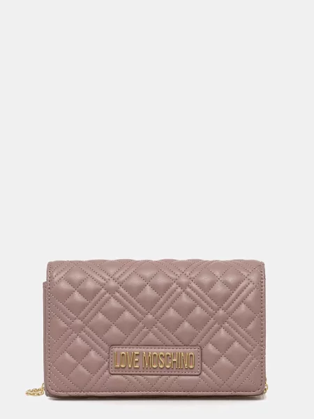 Love Moschino Geantă de umăr pal roz