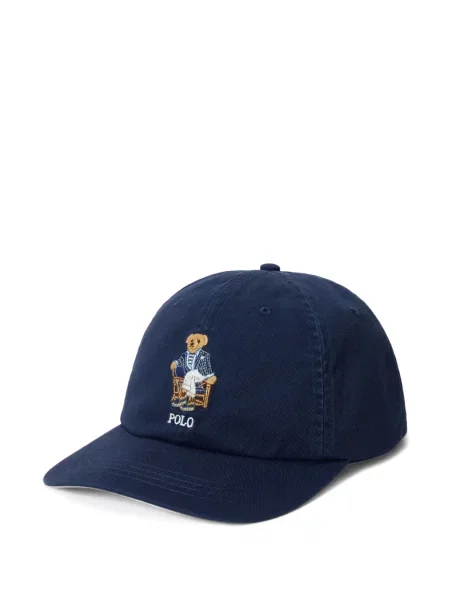 Велурени бягане с яка чорапи Polo Ralph Lauren синьо