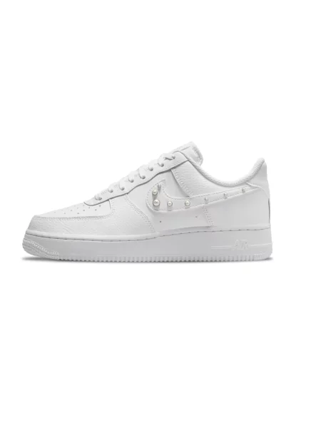 Sneakers Nike W Air Force 1 White/ White-Metallic Silver EUR białe