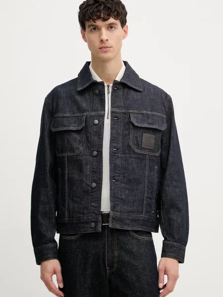 Armani Exchange jachetă pentru bărbați din denim