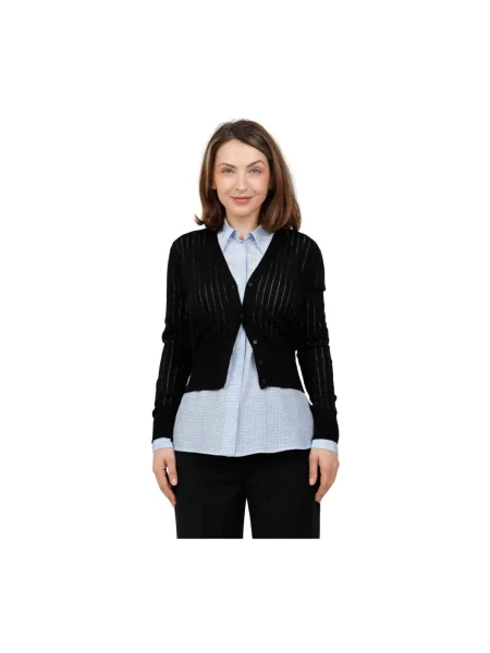 Kardigan Max Mara Studio wełniany czarny