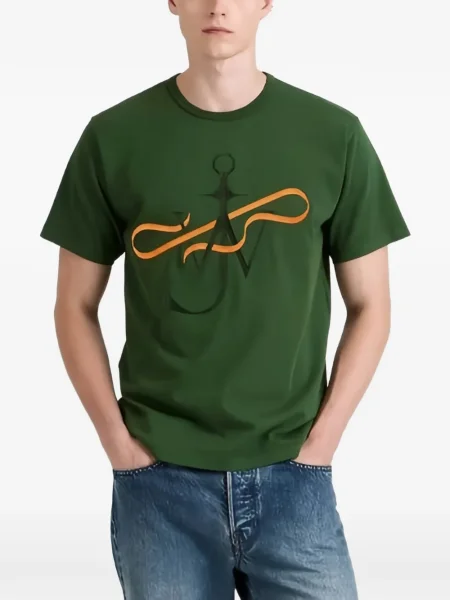Tricou Jw Anderson cu imagine verde