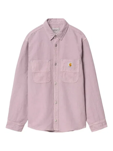 Cămașă Carhartt Wip lungă roz