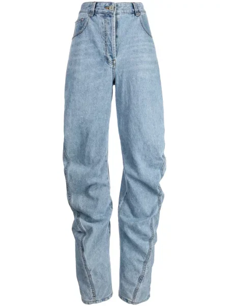 Разклешени дънки System синьо