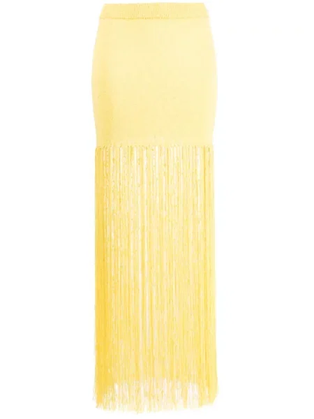 Fusta maxi Casablanca galben