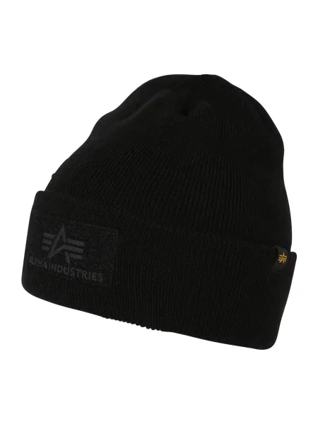 Alpha Industries căciulă Velcro negru