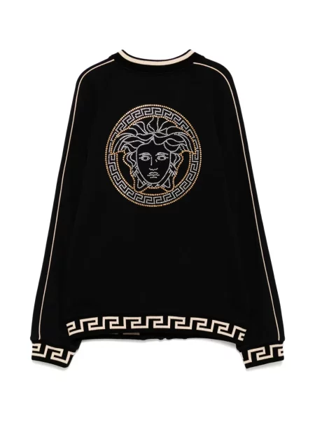 Bluza rozpinana dziecięca Versace czarna
