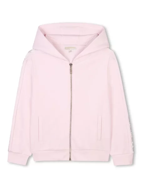 Bluza z kapturem dziecięca Michael Kors różowa